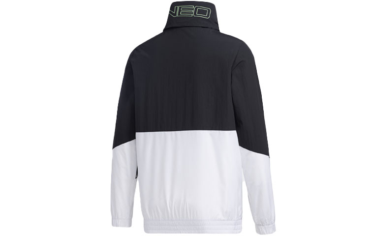 Мужская куртка adidas neo (черно-белый) — фото 2