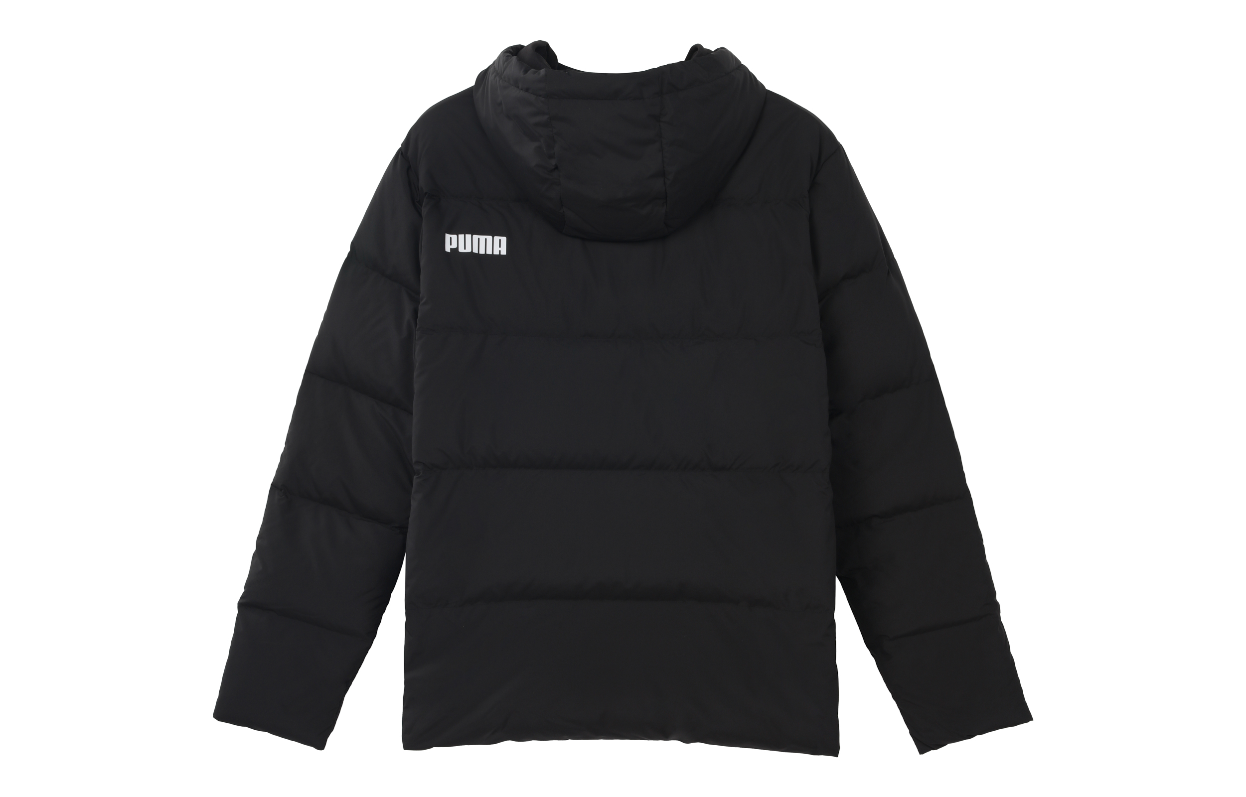 Мужская куртка Puma logo (черная) — фото 2