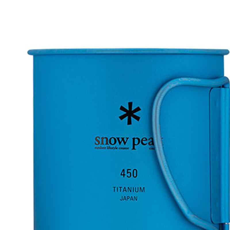 Snow Peak Outdoor Water Equipment 450ml Camping Single Layer Titanium Cup