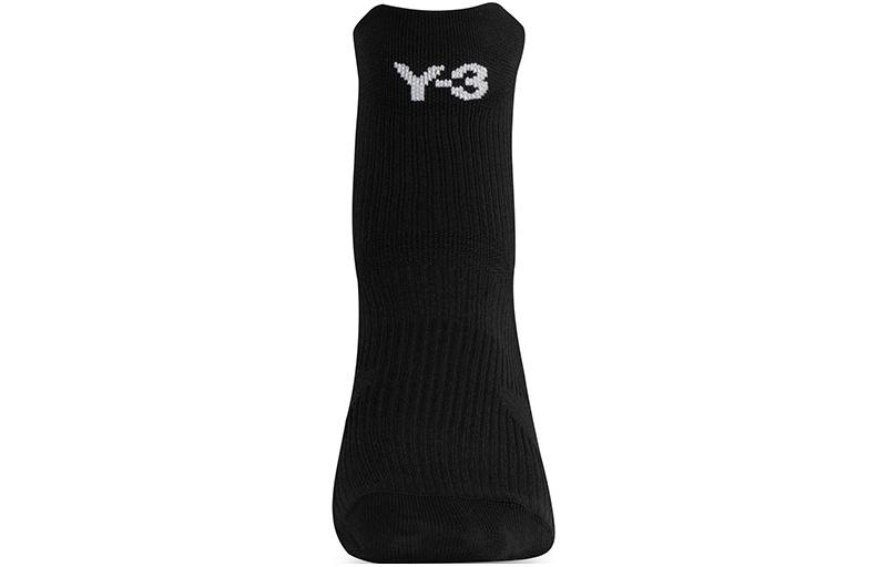 Y-3 logo-intarsia ribbed socks