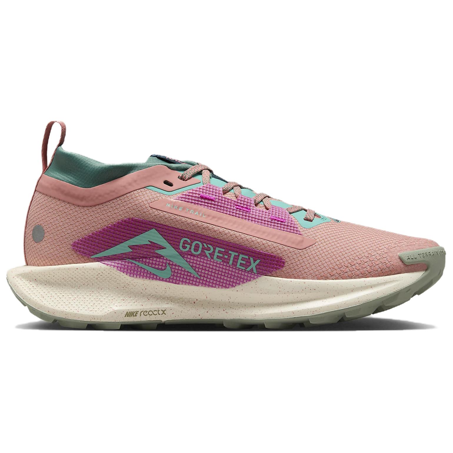 Nike React Pegasus Trail 5 Gore Tex Red Stardust Green Frost Women’s