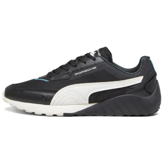 PUMA Porsche Legacy Speedfusion Anti Slip Wear Resistant Low Top Casual Shoes Unisex Black White