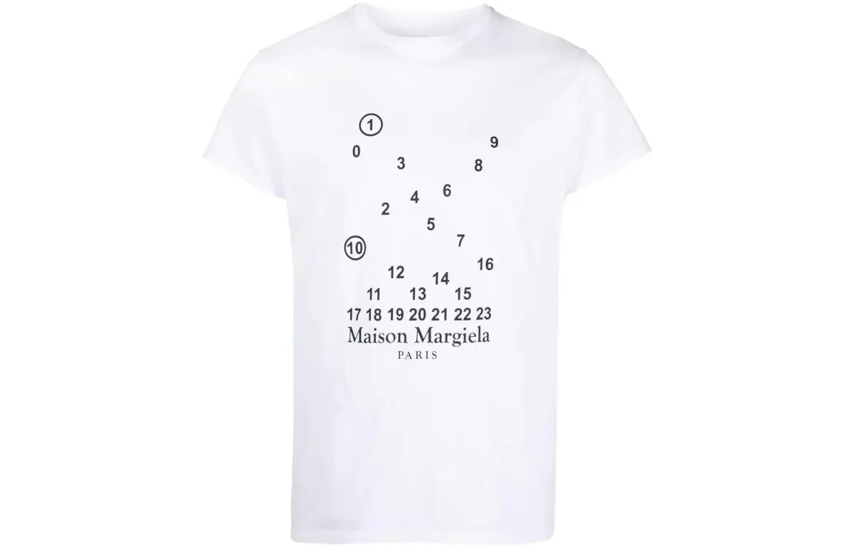 Maison Margiela Graphic-Printed Crewneck T-Shirt