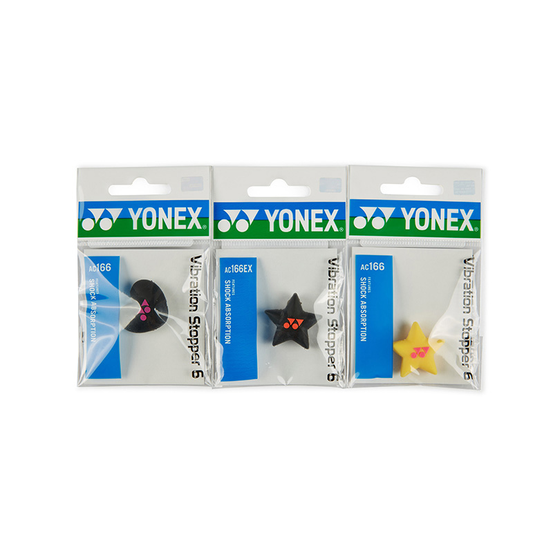 YONEX Tennis Racket Shock Absorbers Silicone Black Orange