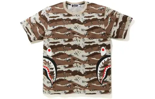 A BATHING APE T Shirts Men's Crew Neck Moderate Straight Fit