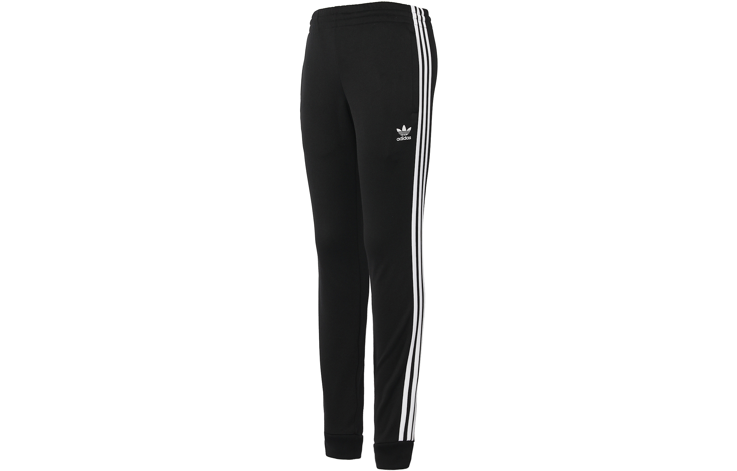 Мужские штаны adidas Originals SST Track (черные) — фото 2