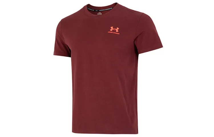 Under Armour T Shirt Men's Burgundy