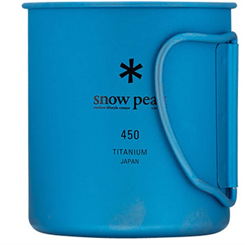 Snow Peak Outdoor Water Equipment 450ml Camping Single Layer Titanium Cup