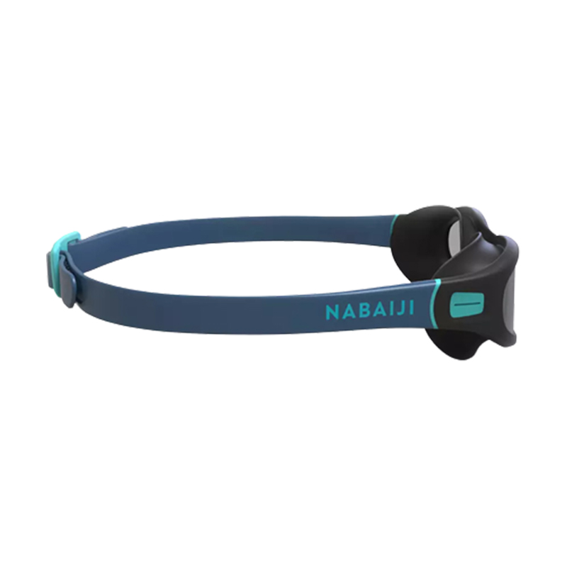 DECATHLON Swim Goggles Polycarbonate Fiber Unisex L Size Black, Deep Prussian Blue, Deep Sea Blue