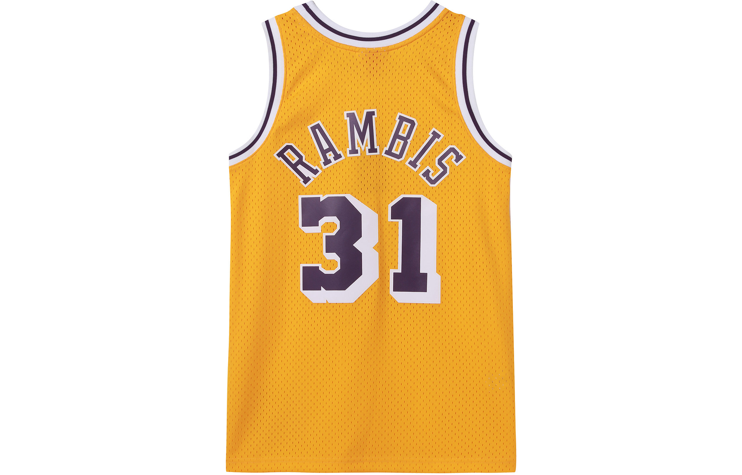 Mitchell Ness Basketball Jersey Unisex Yellow