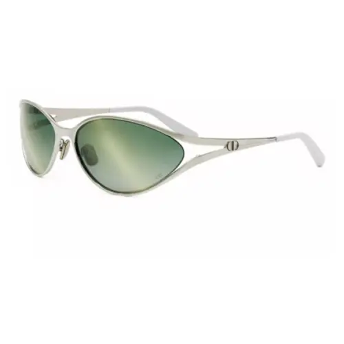 DIOR Metal Cat Eye Sunglasses Women's Silver
