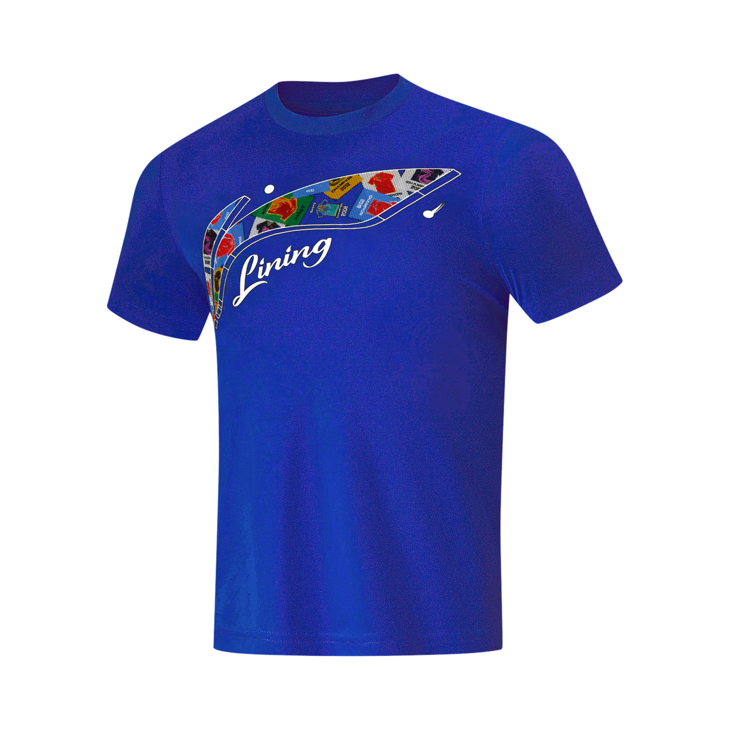 Li Ning Table Tennis Collection T Shirt Unisex Dream Blue
