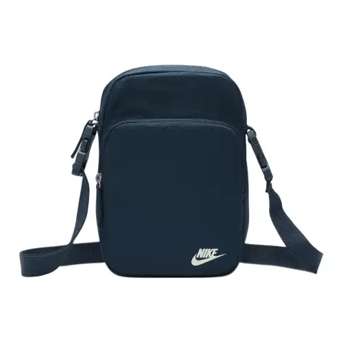 Nike Heritage Recycled Polyester Crossbody Bags Regular Unisex Arsenal Marine Blue & Wind Canvas