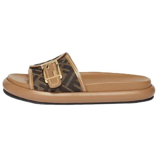 FENDI Logo-pattern Slides
