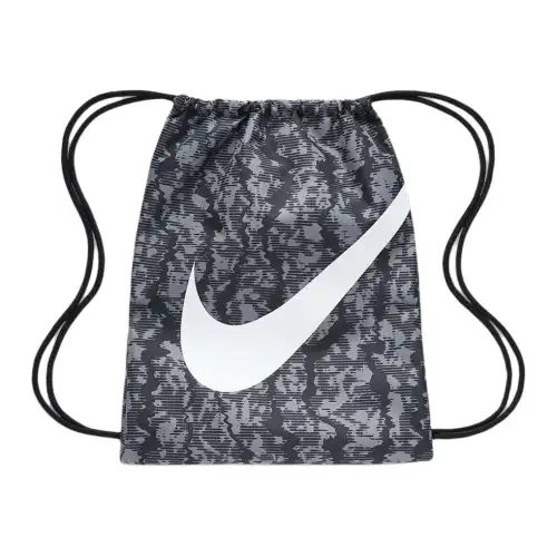 Nike Polyester Backpack Regular Men's Coal Gray & Black & White