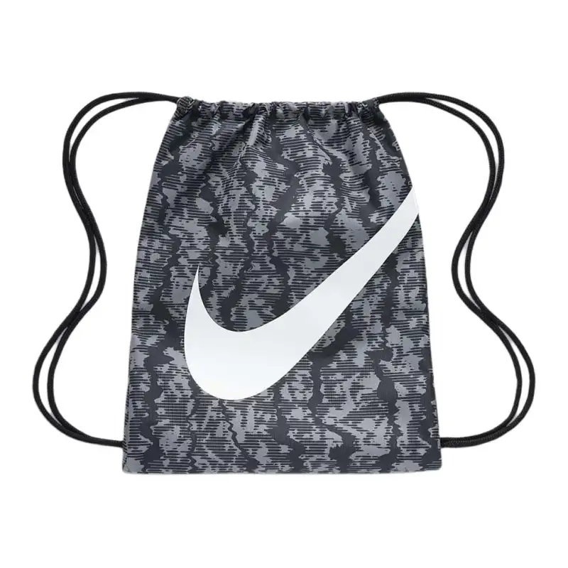 Nike Polyester Backpack Regular Men's Coal Gray & Black & White