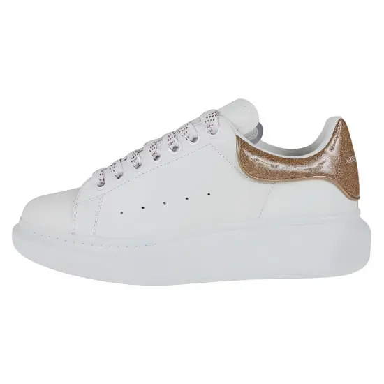 Alexander McQueen Oversize Sole Shoes 'White Gold' Women's