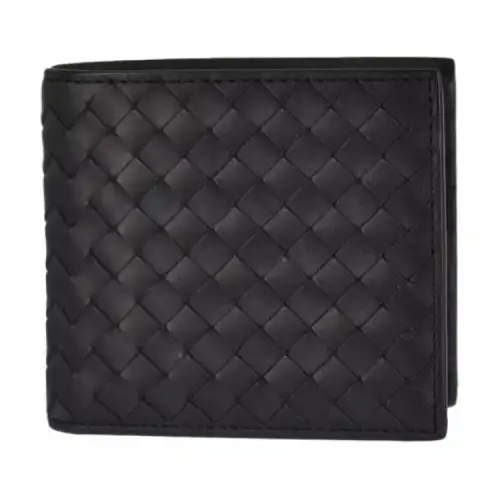 Bottega Veneta Leather Wallet Men's Black