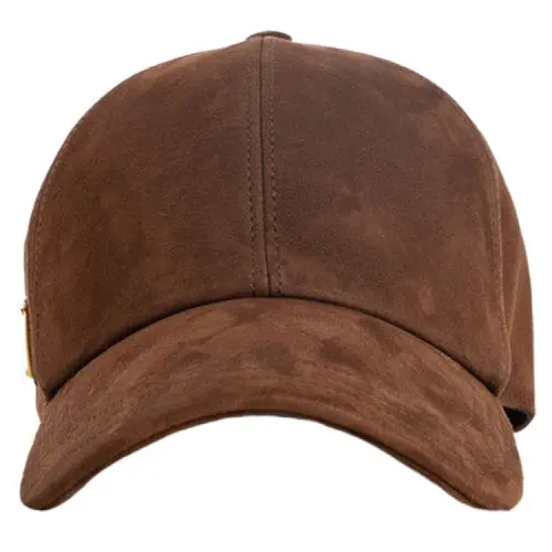 Prada suede baseball cap
