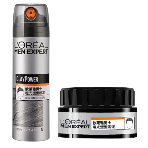 L'OREAL PARIS MEN EXPERT L'Oreal, hair clay, spray for traveling, set, long-term effect, 200 ml