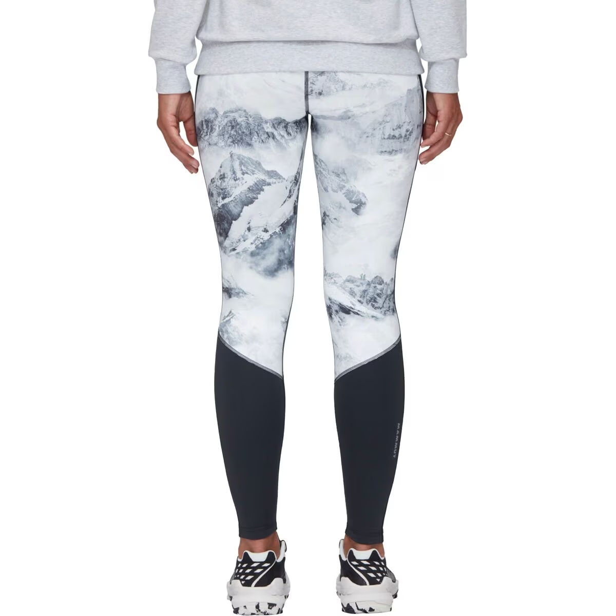MAMMUT Massone AOP Sports Pants Women’s Black White