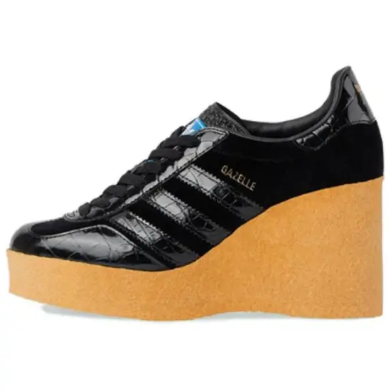 Adidas X GUCCI Women's Wedge Gazelle 'Black Croc' Women's