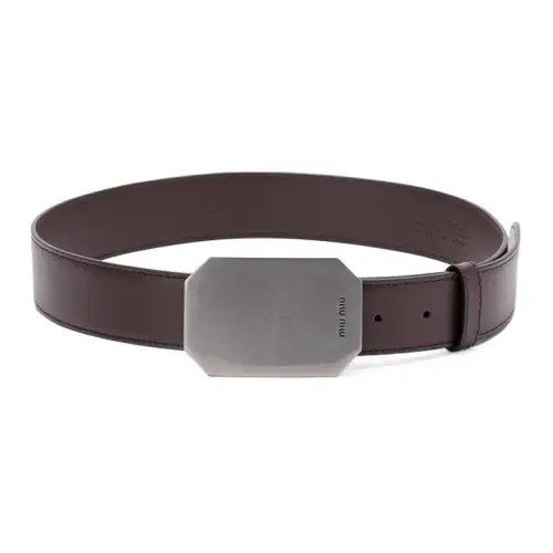 Miu Miu buckle-fastening leather belt