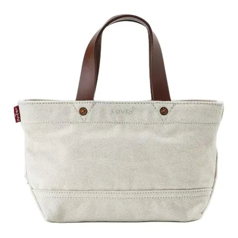 Levi's Cotton Shoulder Bag, Crossbody Bag, Handbag Regular Women's White