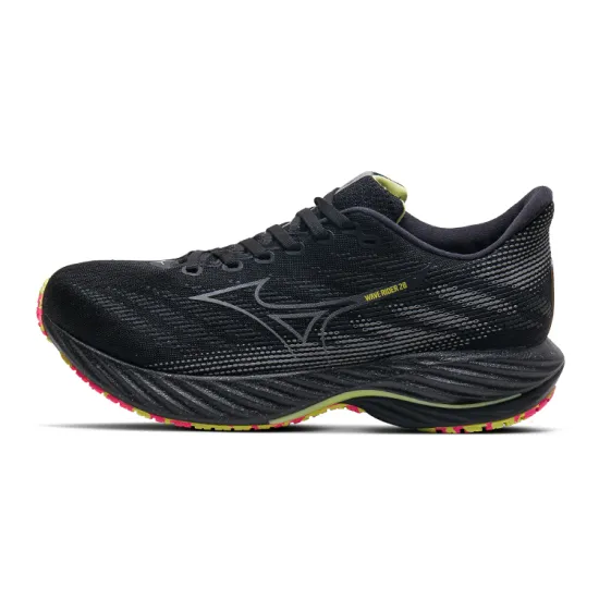 Mizuno Wave Rider 28 'Black Sunny Lime'