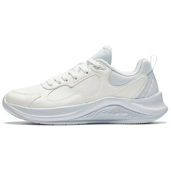 ANTA Walk Running Shoes Women's Low-Top Ivory White