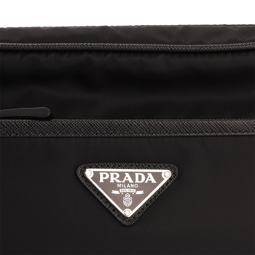 Мужская сумка Prada Saffiano Re-Nylon (черный) — фото 7
