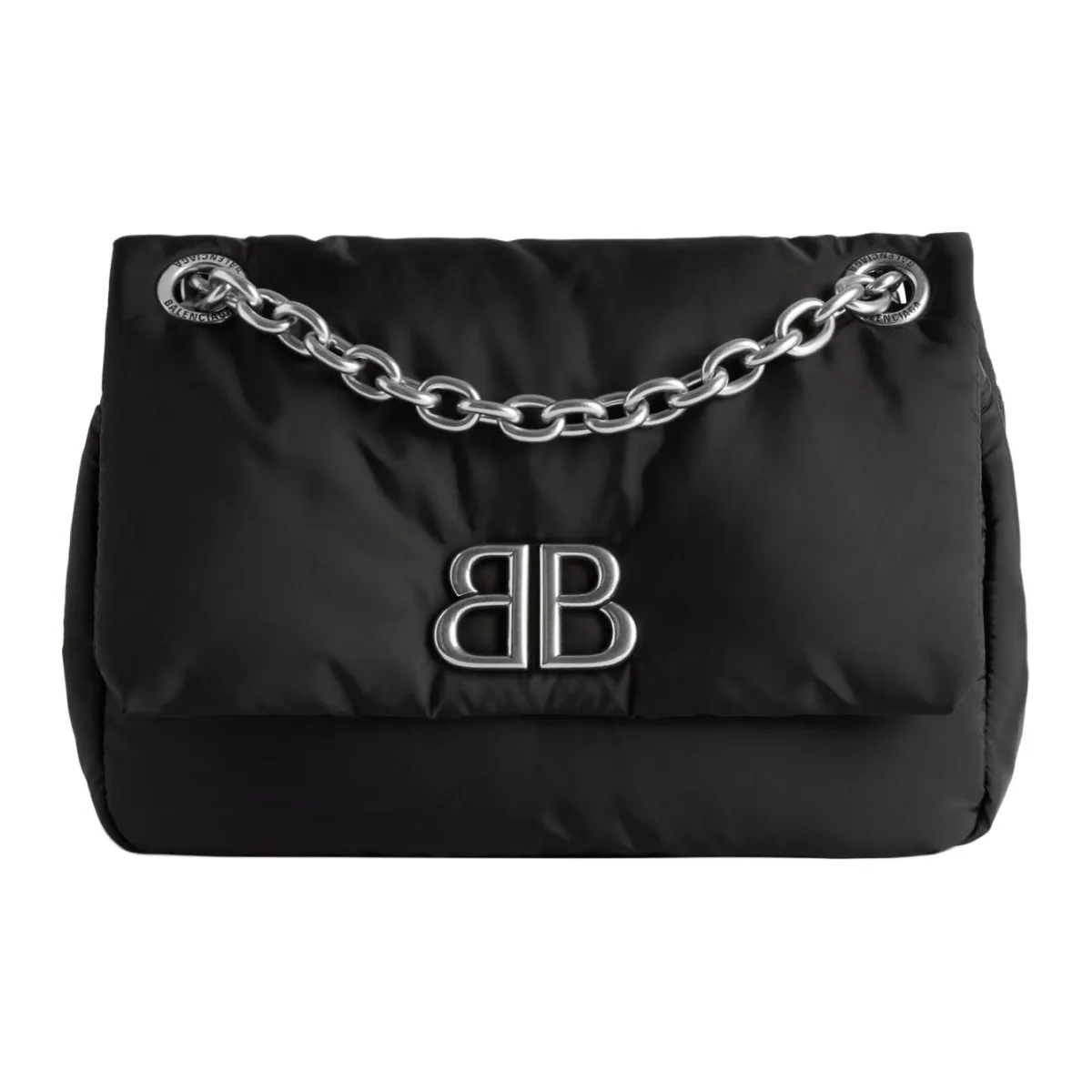 Balenciaga Nylon Handbag, Shoulder Bag Mini Women's Black