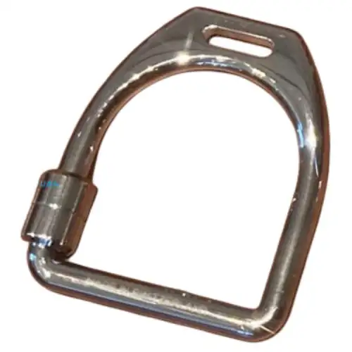 HERMES Stainless Steel Keychains Men's Silver