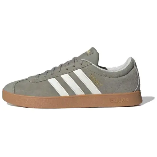 Adidas VL Court 2.0 Skateboard Shoes Unisex Low-Top Gray