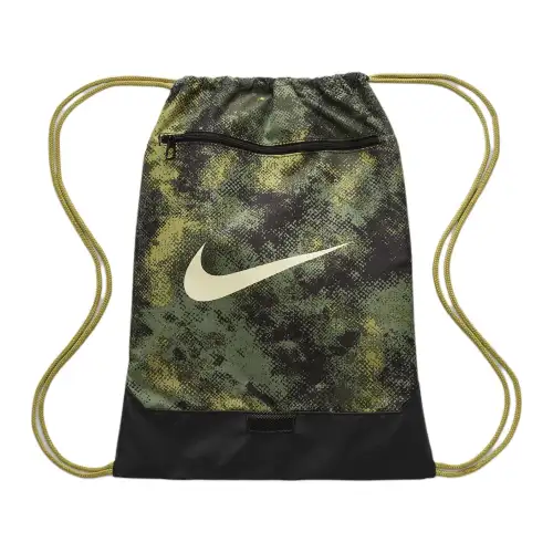 Nike Recycled Polyester Backpack Regular Unisex Olive Green & Black & Coconut Milk