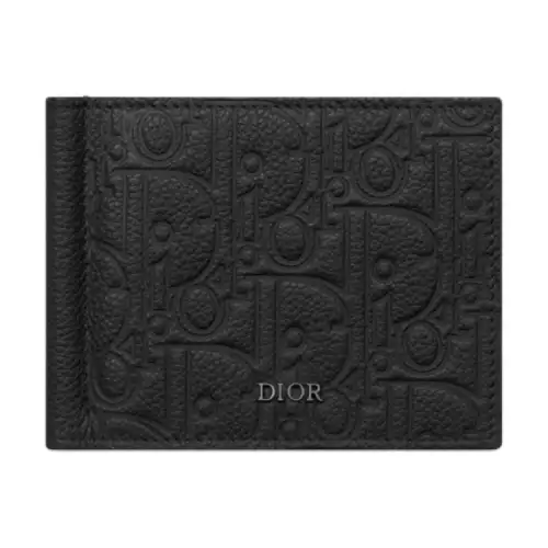 DIOR Calfskin Wallet Regular Men's Black