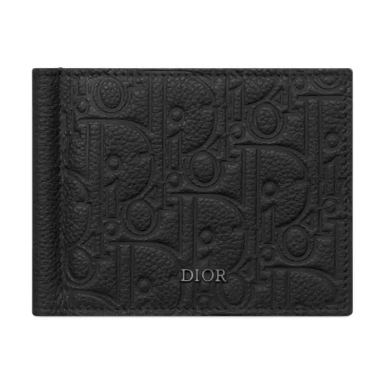 DIOR Calfskin Wallet Regular Men's Black