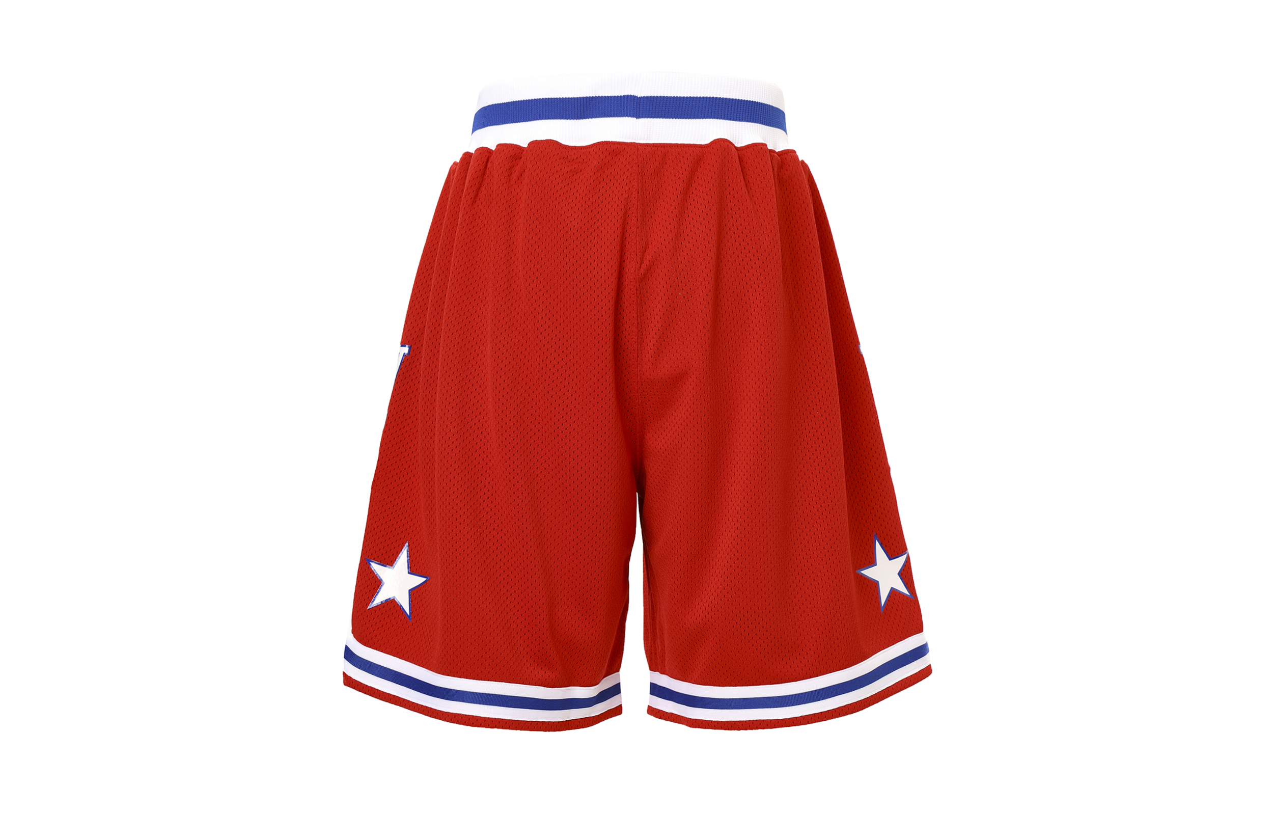Mitchell Ness Basketball Shorts Men’s Red Moderate Straight Fit Pants