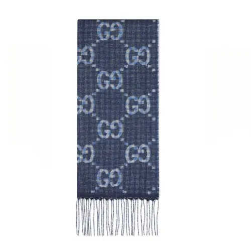 GUCCI Gg Rib Knit Scarf