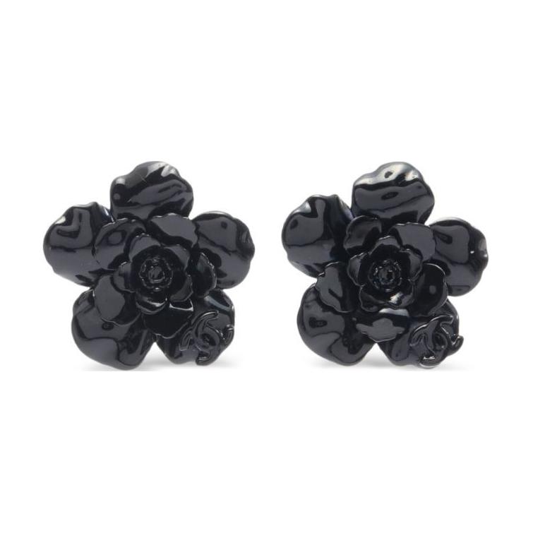CHANEL Pre-Owned 1986-1988 Camellia Clip-on Earrings