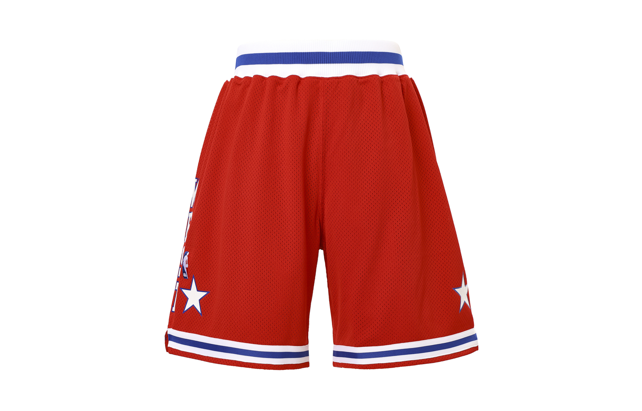 Mitchell Ness Basketball Shorts Men’s Red Moderate Straight Fit Pants
