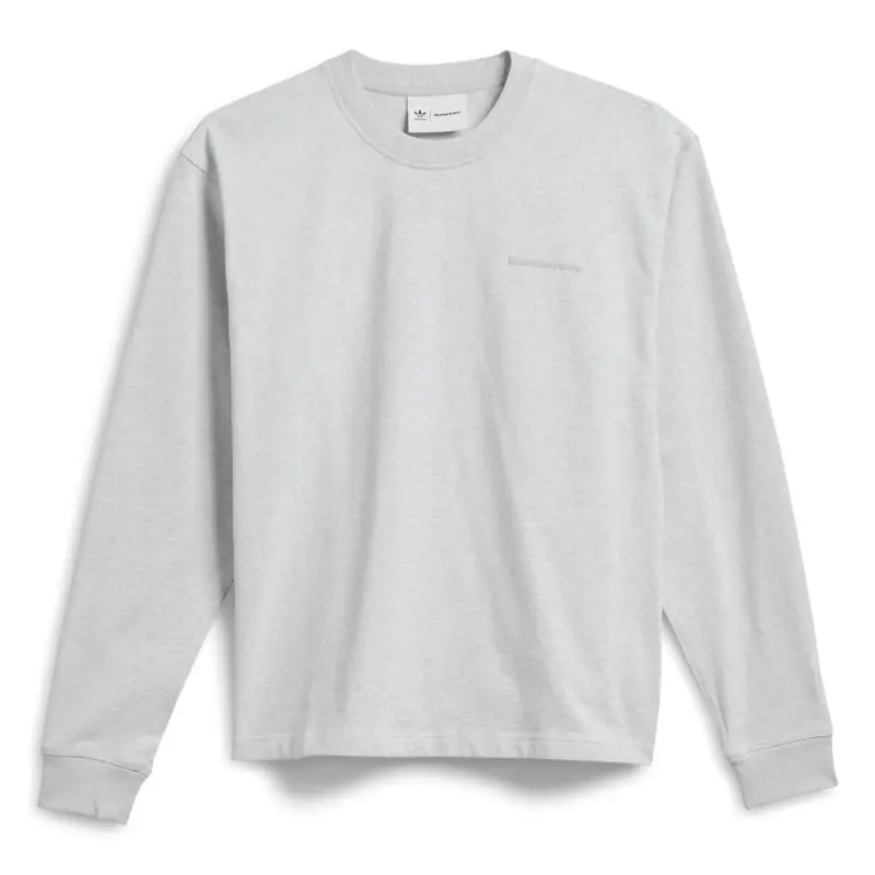 Adidas Originals T Shirts Unisex Light Gray Crew Neck Moderate Straight Fit
