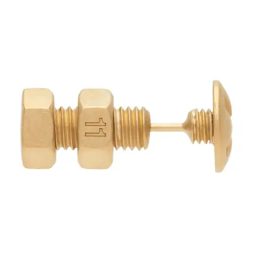 Maison Margiela Gold Plated Earrings Men's Gold