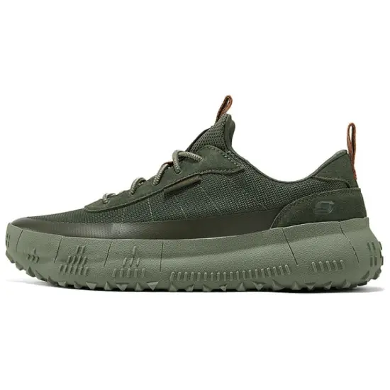 Skechers MENS USA Casual Shoes Men Low-Top Olive Green