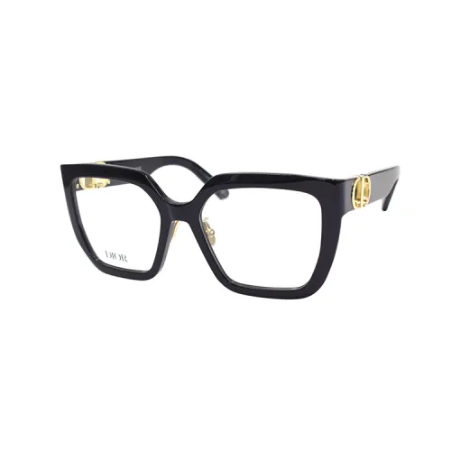 DIOR Square Eyeglass Frames Women's Black