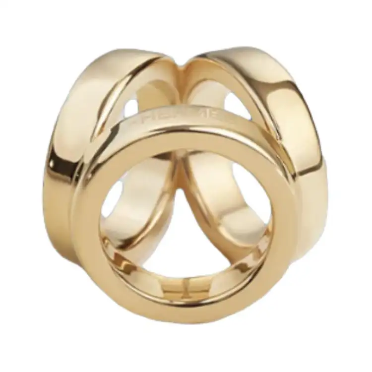 HERMES Brass Rings Women's Gold/Silver