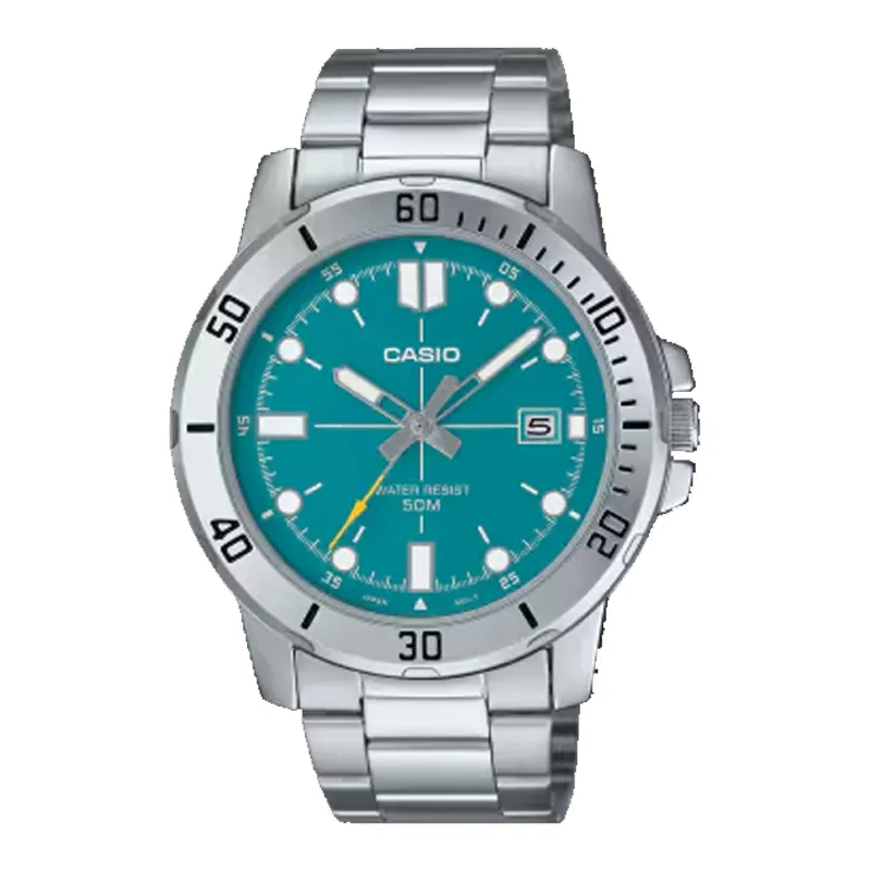 CASIO Men Standard Series Blue Watch MTP-VD01D-3E2V