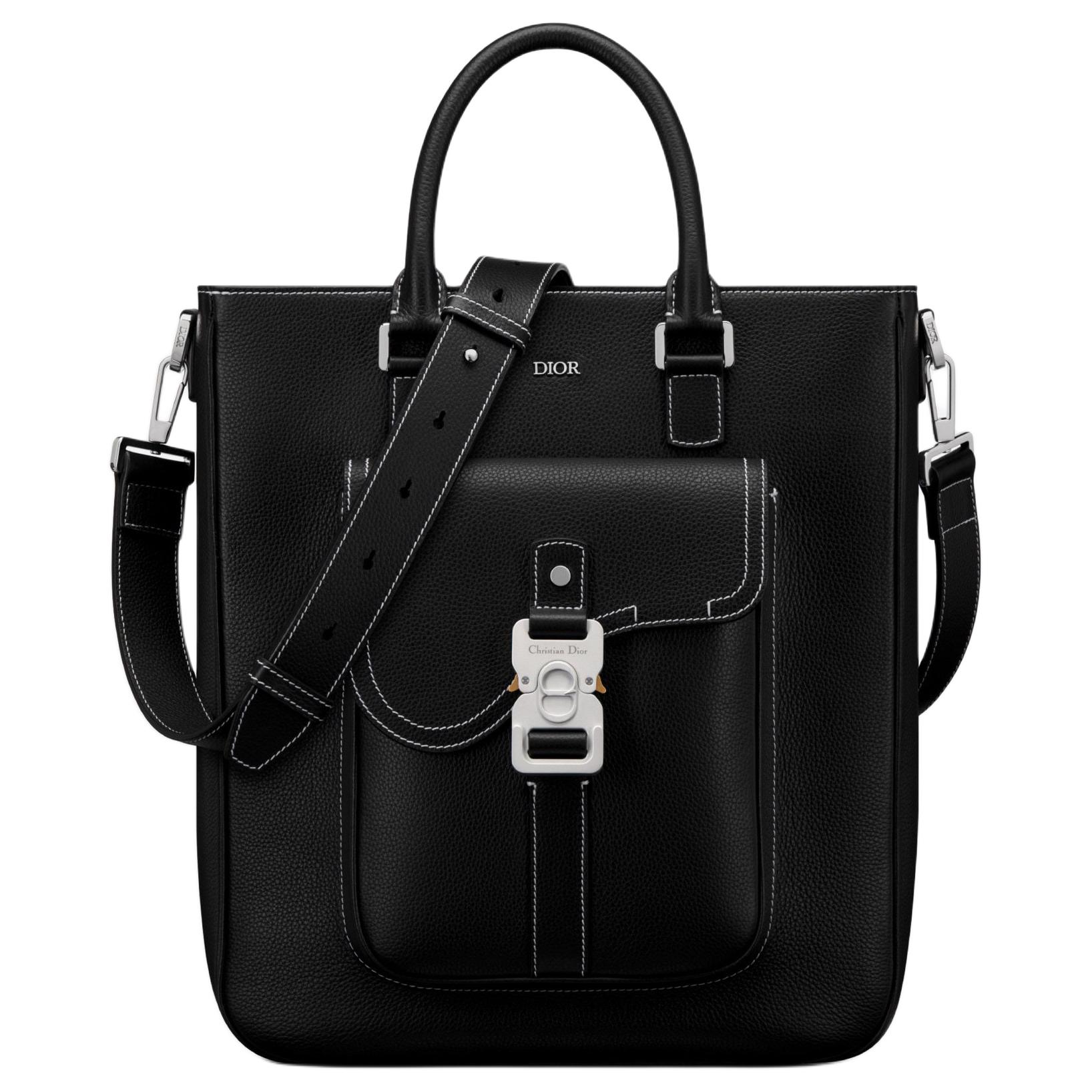 Мужская сумка Dior DIOR Saddle Tote (черный)