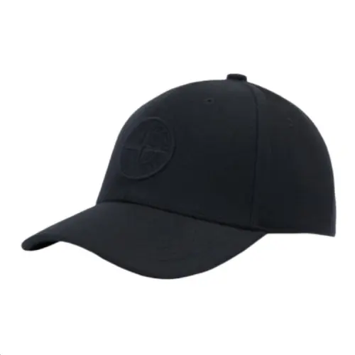 STONE ISLAND Compass Embroidered Curved Peak Cap
