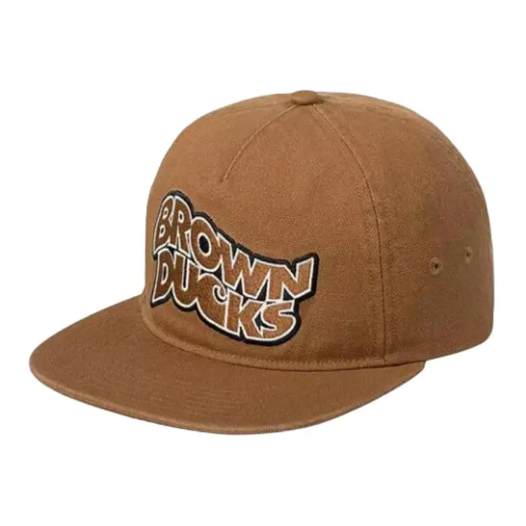Carhartt WIP Cotton Baseball Caps Unisex Brown